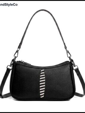 Genuine Leather Hobo Shoulder Bag RFID Crossbody Handbag Purse